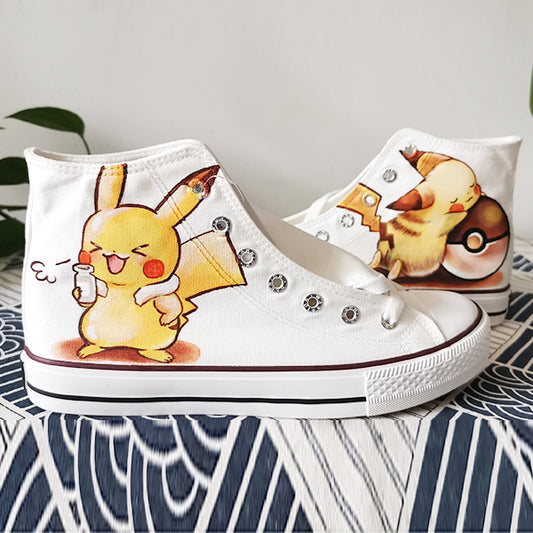 Pikachu hand-painted shoes YV42666