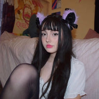 Review For Black Long Straight Wig Yv42043 main image 1