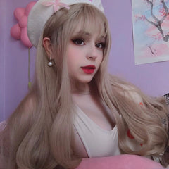 Review for Golden lolita long roll wig yv42601 main image 1