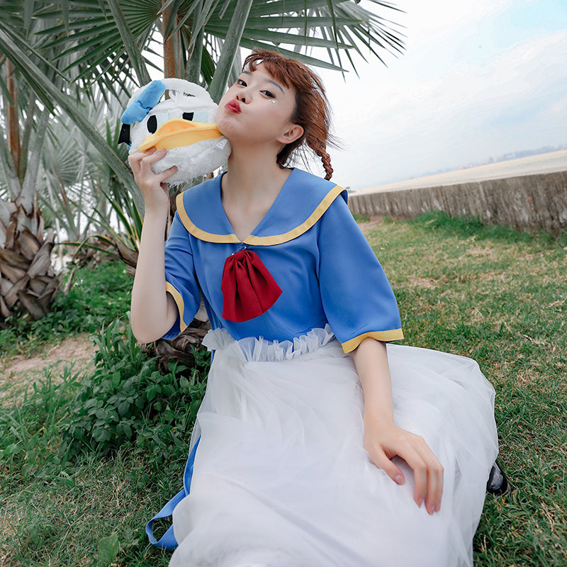 Cute style Donald Duck cos dress yv43129