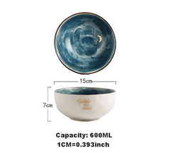 Beautiful starry ceramic bowl YV90074