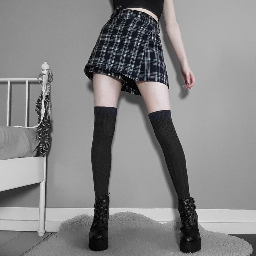 Plaid dress KF82191