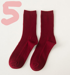 Harajuku tube socks cotton socks YV223