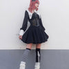 Dark nun cosplay dress YV43480