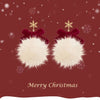 Christmas Snowflake Ball Earrings yv31317
