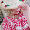 Japanese cute cherry straw hat YV40364