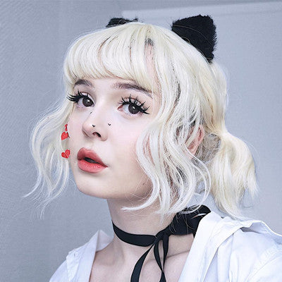 REVIEW FOR MILKY WHITE AIR BANGS WIG YV40108