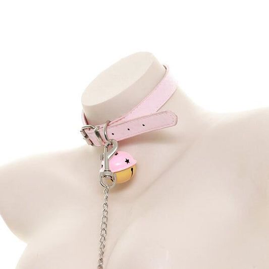 Cute maid style bell necklace yv43204