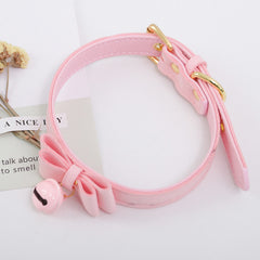Cute style bow-knot bell necklace yv43205