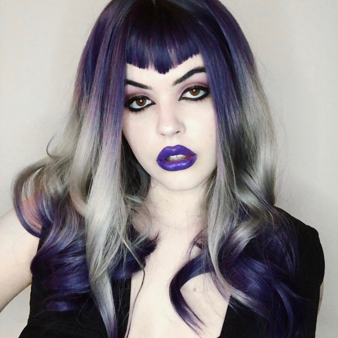 Review For Purple Gradient Wig YV42920