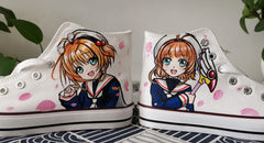 Magical Girl Sakura Hand-painted Shoes YV43546