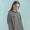 Ulzzang retro contrast striped sweater yv40624