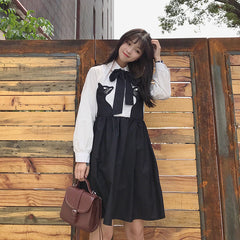 Cute embroidered cat dress yv40582