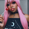 Review for Lolita pink long straight wig yv42088