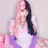 Harajuku black pink wig YV43006