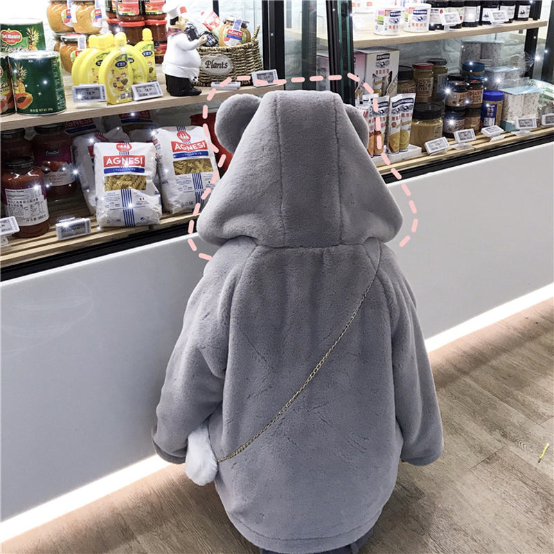 Fashion cute koala plush coat yv43327