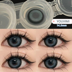 Silver moon blue contact lenses (two pieces)YV47235