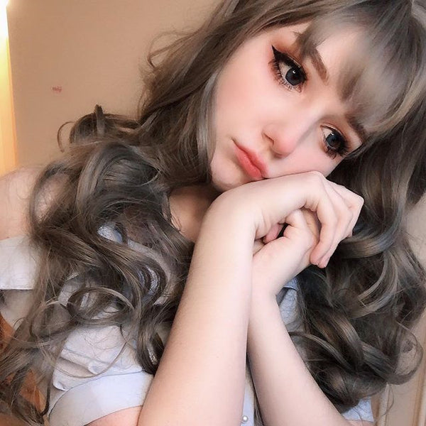 Review for Cute orange roll wig yv42470 main image 0