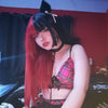 Review for Lolita half black half pink wig yv42477