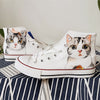 Cute Cat Hand-Painted Shoes Yv42654