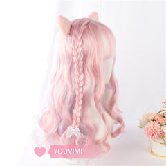 lolita pink curly hair yv31463