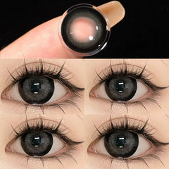 Spade black contact lenses (two pieces) yv31262