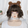 Cute lolita short hair brown wig YV47129