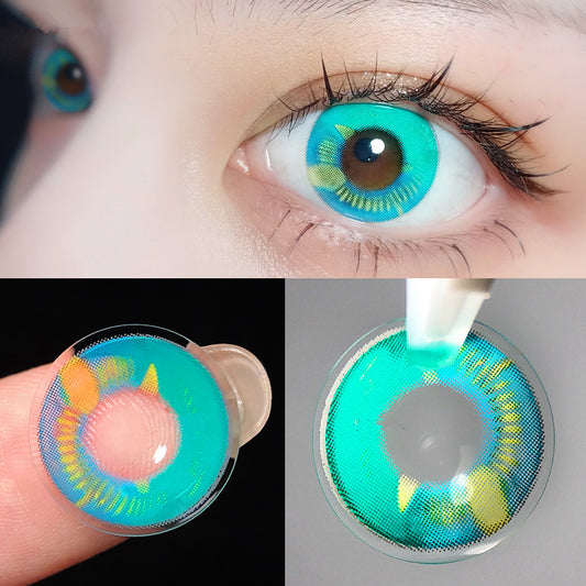 cosplay green contact lenses (5 pieces) yv31294