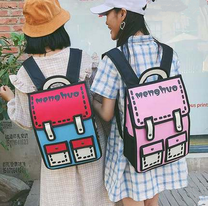 Harajuku 3D School Bags BackpackYV5053