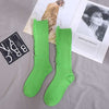 Knitted hole beggar socks yv31187