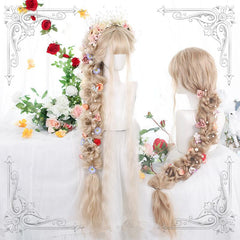 Youvimi cos 120cm wool roll extra long wig YV43738