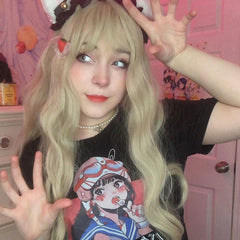 Review for Japanese lolita long curly wig yv42860