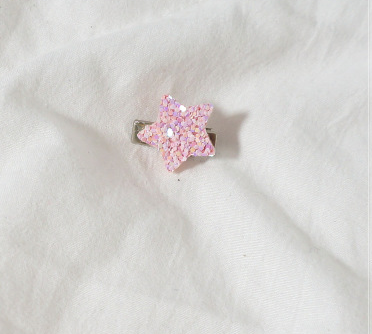 lolita star love mini hair clip bunny hair accessory YV42743