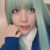 Review For Lolita Green Long Straight Wig Yv42080
