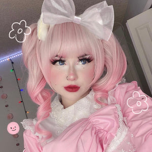 Review for Harajuku pink wig YV42917