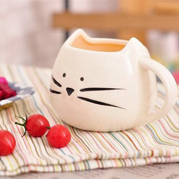 Cute Round Cat Mug YV550