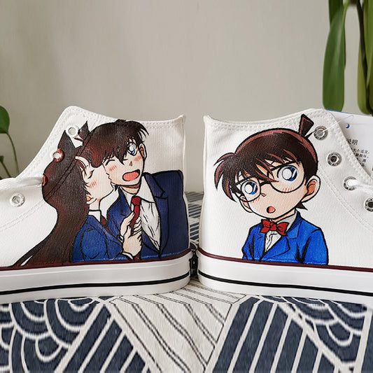 Detective Conan hand-painted shoes yv42647