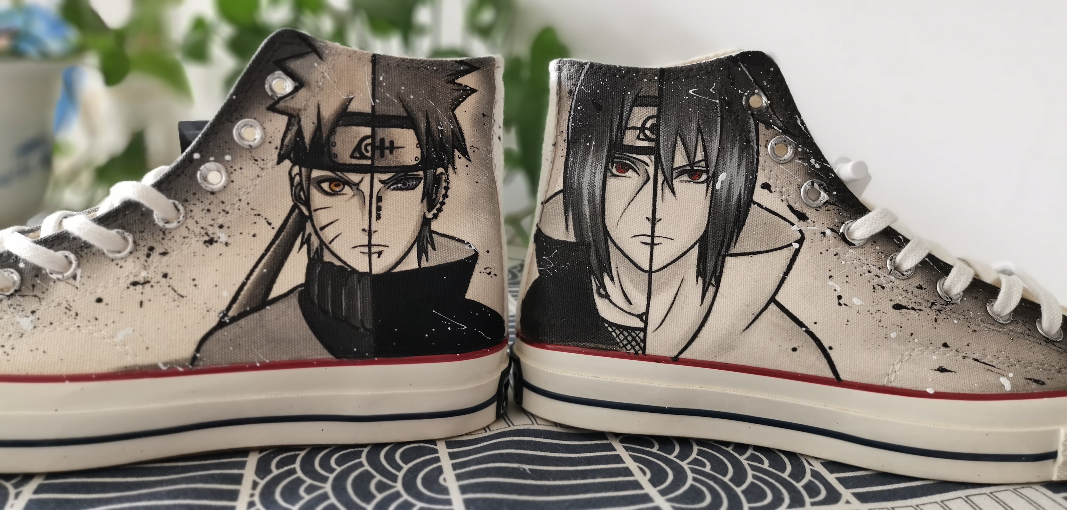 Naruto hand-painted shoes yv42664 – Youvimi