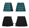 Sexy plaid high waist skirt yv40725