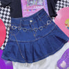 Japanese denim fishtail skirt yv30151