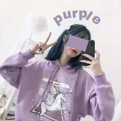 Purple Unicorn Hoodie YV41000