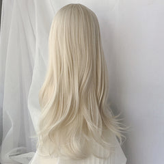 White gold mid-length wig YV43428