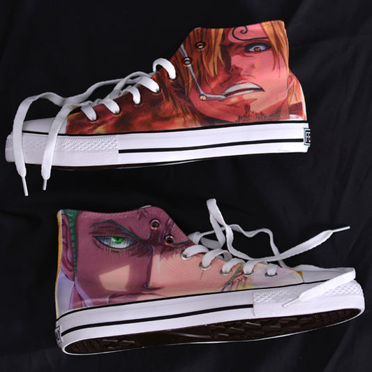 One Piece Doodle Canvas Shoes yv42148