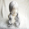 Harajuku Silver Long Curly Wig YV43555