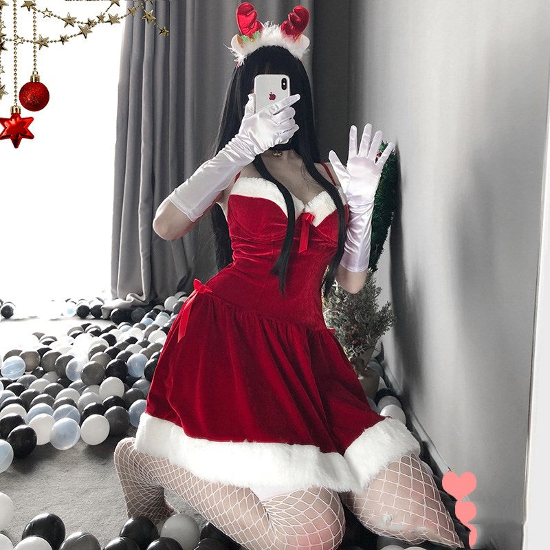 Christmas sexy dress suit yv46003
