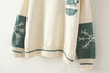 Cute cartoon snowflake high neck sweater YV40840