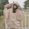Japanese cute plush coat yv40687