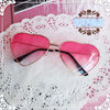 Cute pink heart-shaped glasses YV40851