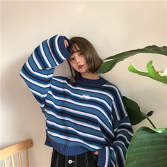 Korean Striped Sweater yv40522
