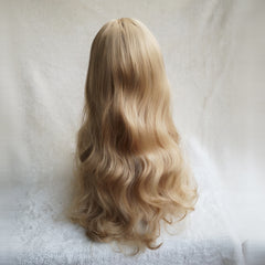 Golden lolita long roll wig yv42601